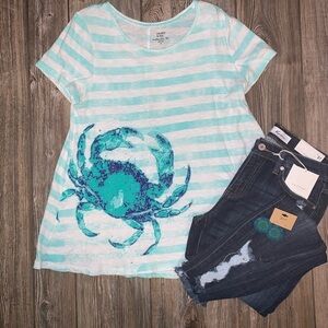 Crown & Ivy Crab Bell tee